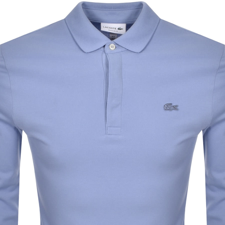 Alternative Image for ProductLacoste Long Sleeved Polo T Shirt Blue2